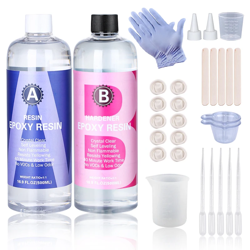 Resin Art Ratio - Crystal Clear Epoxy Resin Kit High