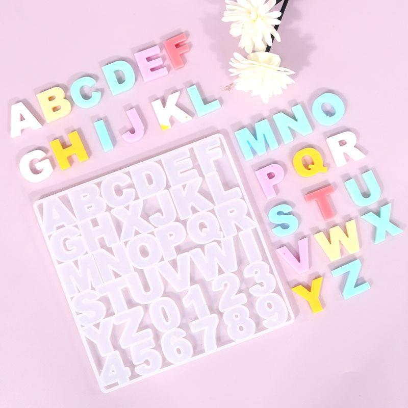 Resin Art Work - Alphabet Epoxy Resin Silicone Mold Letter