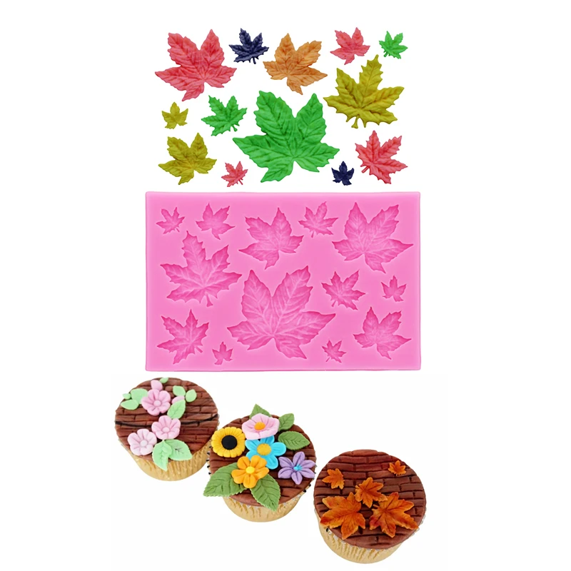Resin Art Mold - Gj-61 DIY leaf maple leaf silicone