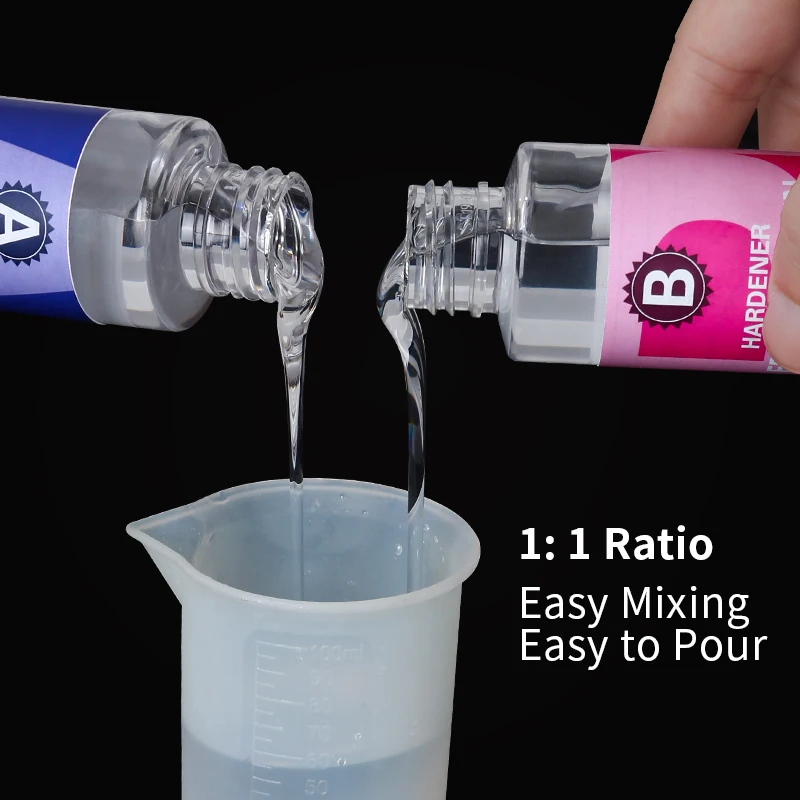 Resin Art Ratio - 100g Epoxy Resin Kit Clear High