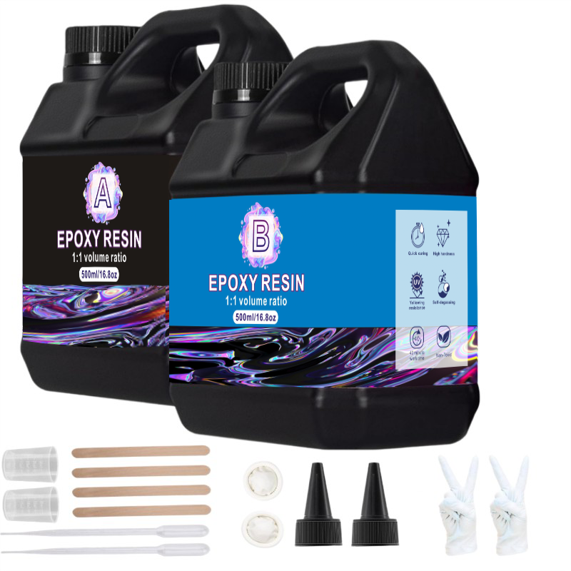 Resin Art Ratio - Crystal Clear Epoxy Resin AB Adhesive