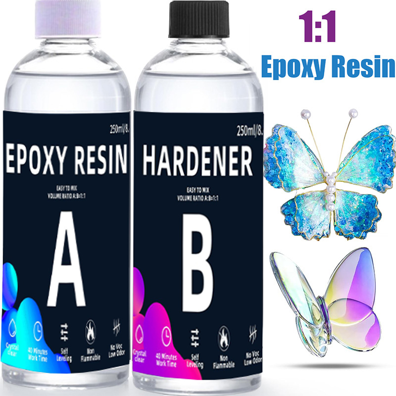Resin Art Ratio - Crystal Clear Epoxy Resin:Yellowing Resistant, Fast