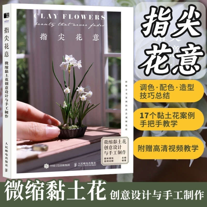 Resin Art Tutorial - Flower Art on Fingertips: Mini Clay