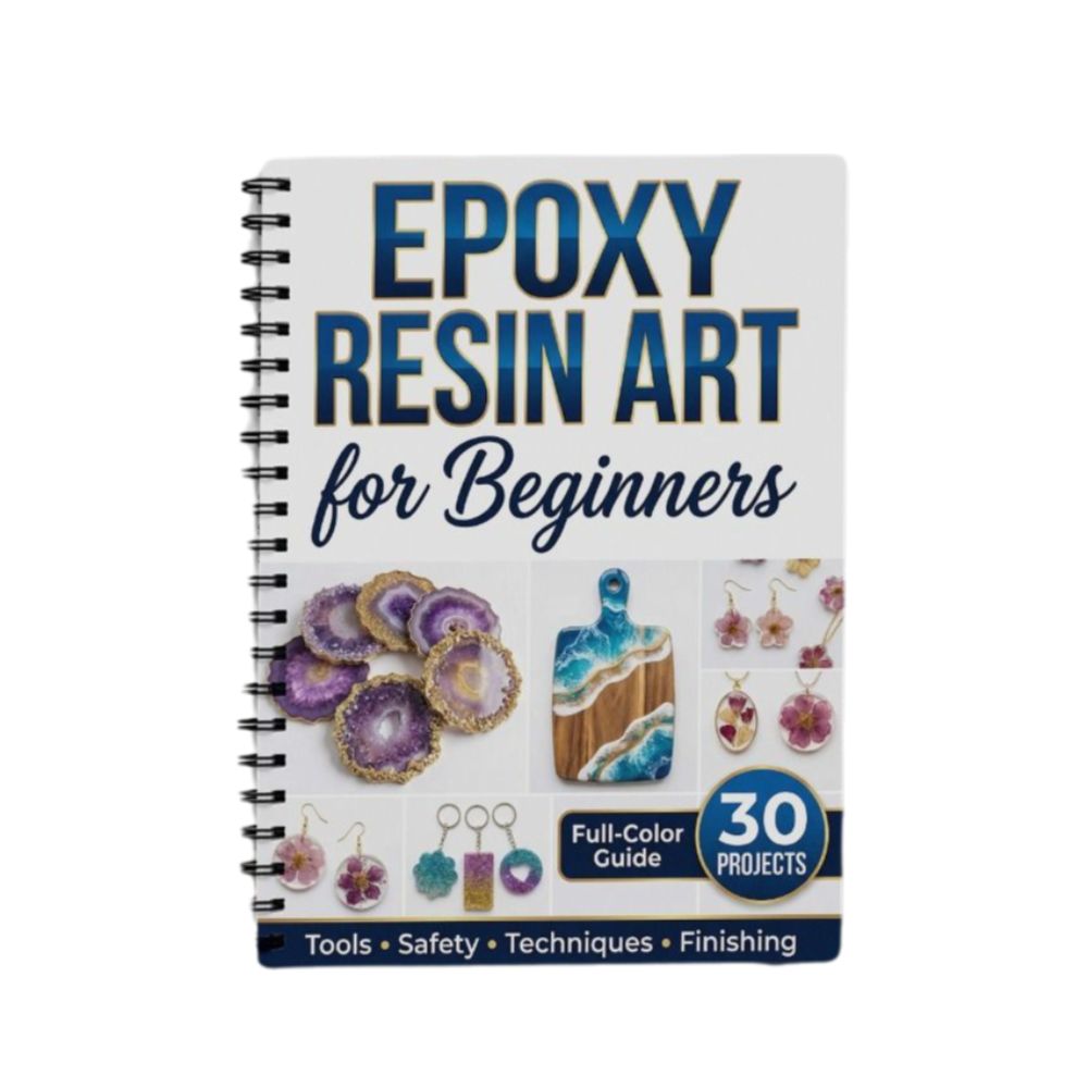 Resin Art Tutorial - Step-by-Step Epoxy Resin Art Handbook Illustrated