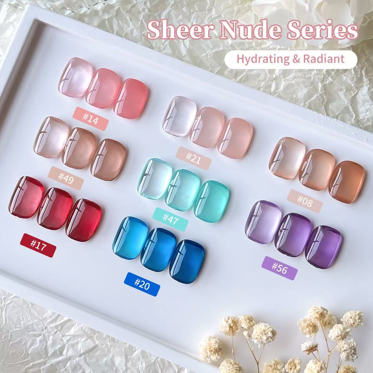 8 Colors Gel Nail Polish Kit 1 - Uv Lamp Nail Resin recension och pris
