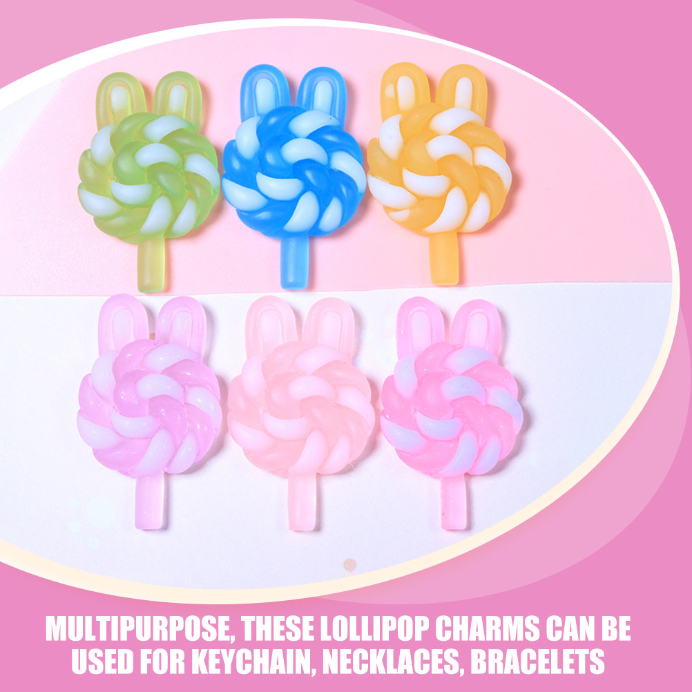 24Pcs Cute Cartoon Lollipop Ch - Resin Art Craft recension och pris