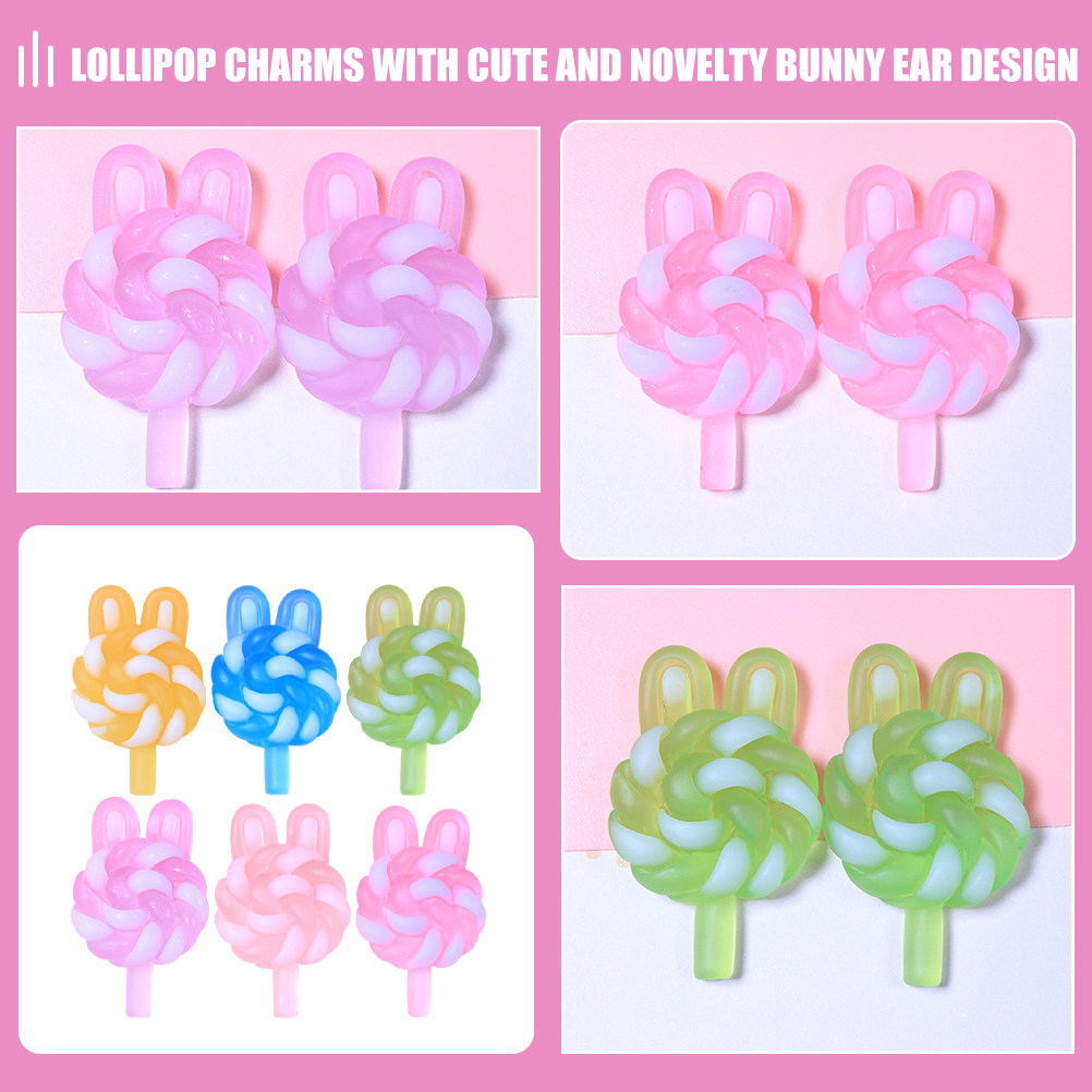 24Pcs Cute Cartoon Lollipop Ch - Resin Art Craft recension och pris