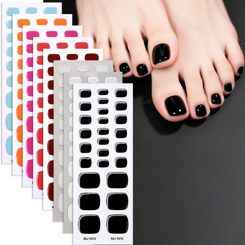 Pure Color Toe Gel Nail Sticke - Uv Lamp Nail Resin recension och pris
