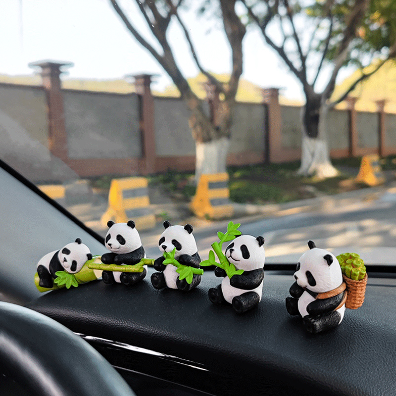 New Cute Panda Design Car Cons - Resin Art And Design recension och pris