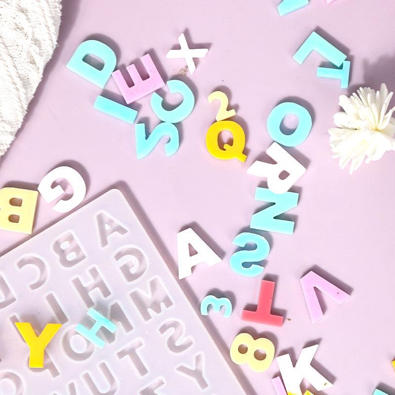 Alphabet Epoxy Resin Silicone  - Resin Art Work recension och pris