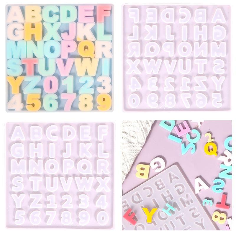 Alphabet Epoxy Resin Silicone  - Resin Art Work recension och pris