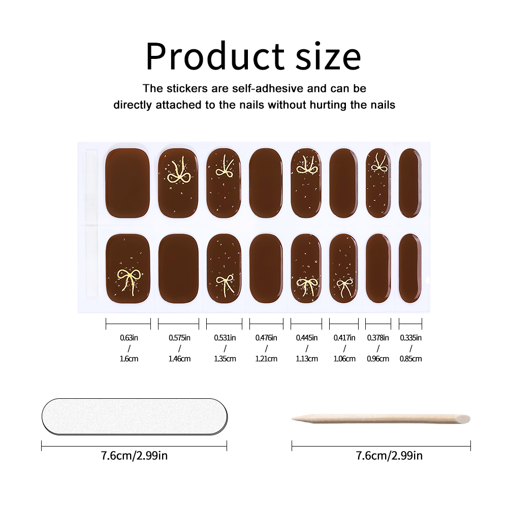 Semi-cured Gel Nail Strips 16  - Uv Lamp Nail Resin recension och pris