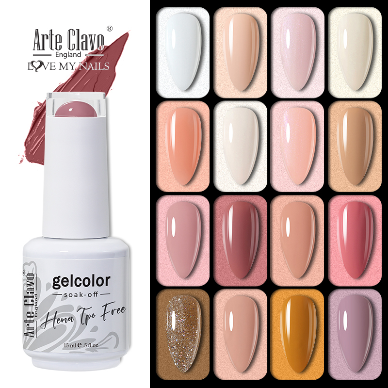 ArteClavo 15ml Nude Gel Nail P - Uv Lamp Nail Resin recension och pris