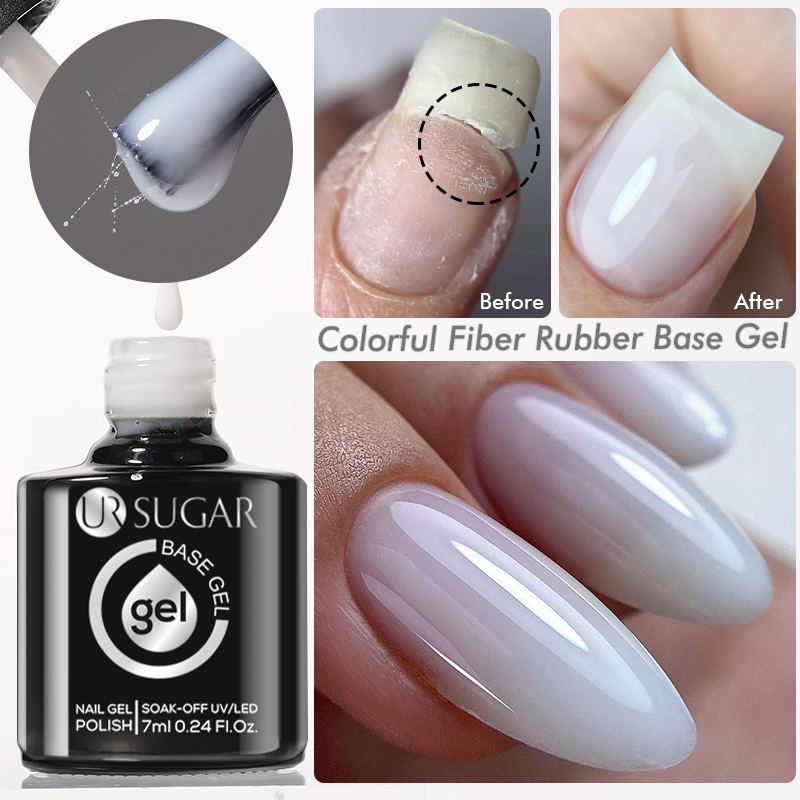 UR SUGAR 1pc Nude Pink Fiber R - Resin Art Uv Light recension och pris