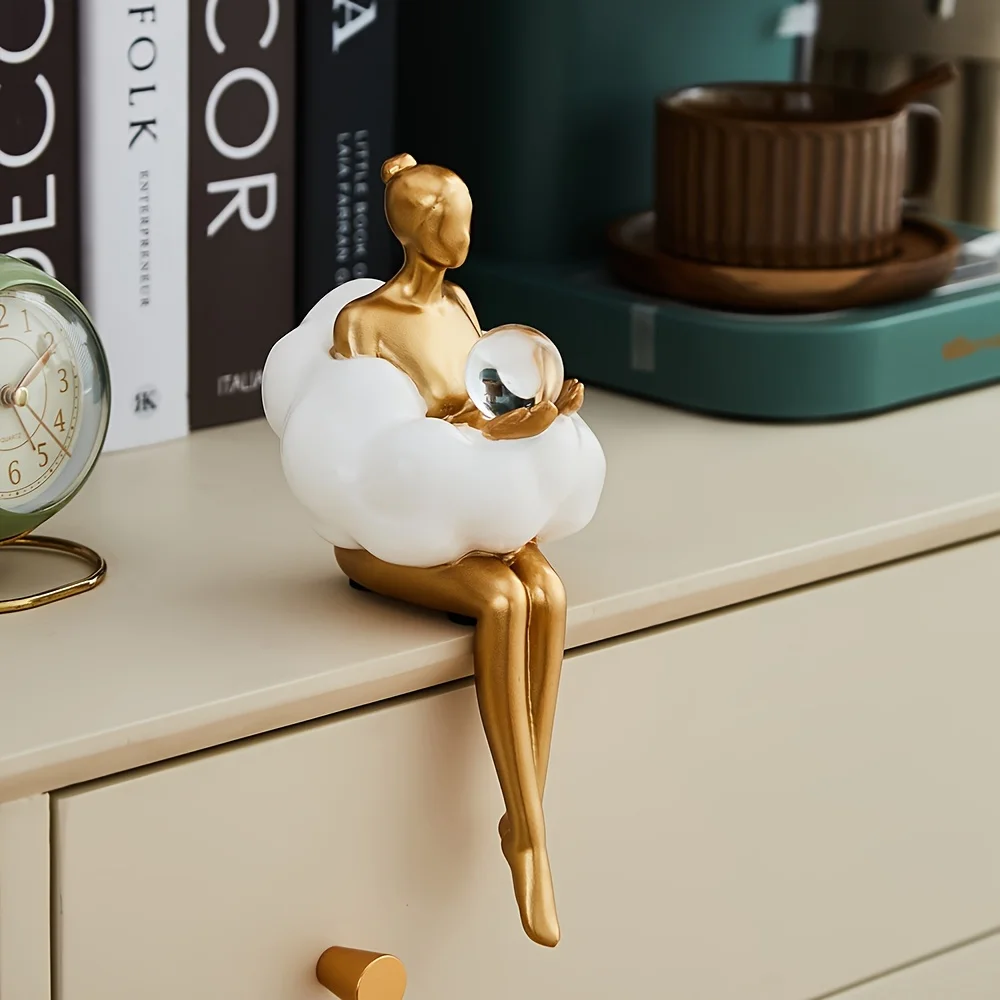Cloud Girl Sculpture Abstract  - Resin Art And Design recension och pris