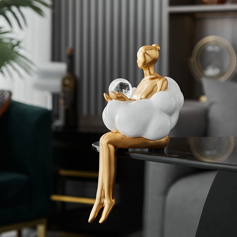 Cloud Girl Sculpture Abstract  - Resin Art And Design recension och pris
