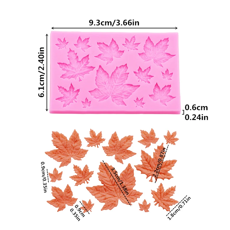 Gj-61 DIY leaf maple leaf sili - Resin Art Mold recension och pris