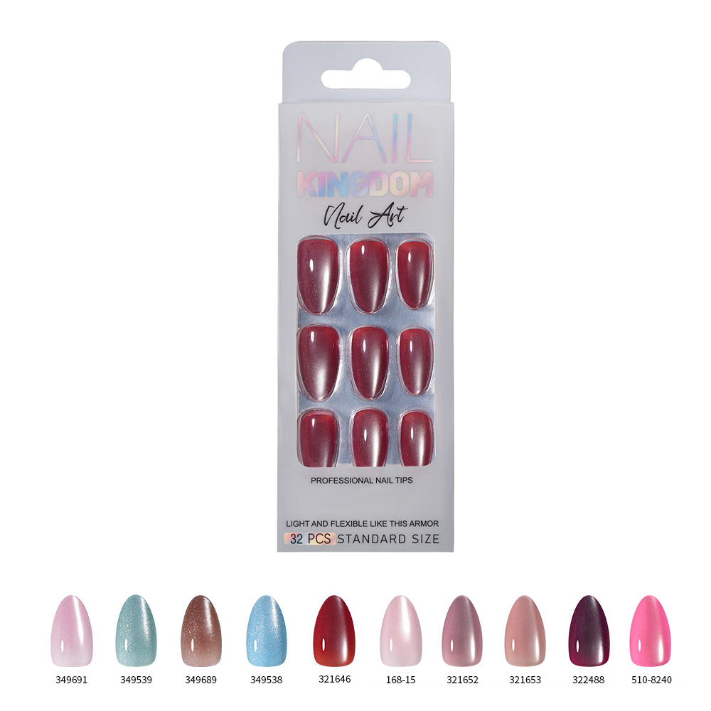 VITAGWX 32pcs Press on Nails A - Resin Art Glitter recension och pris