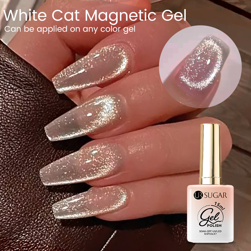 UR SUGAR 15ml White Cat Magnet - Resin Art Uv Light recension och pris