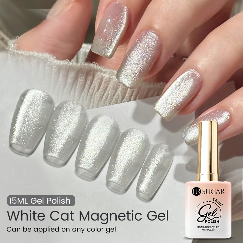 UR SUGAR 15ml White Cat Magnet - Resin Art Uv Light recension och pris