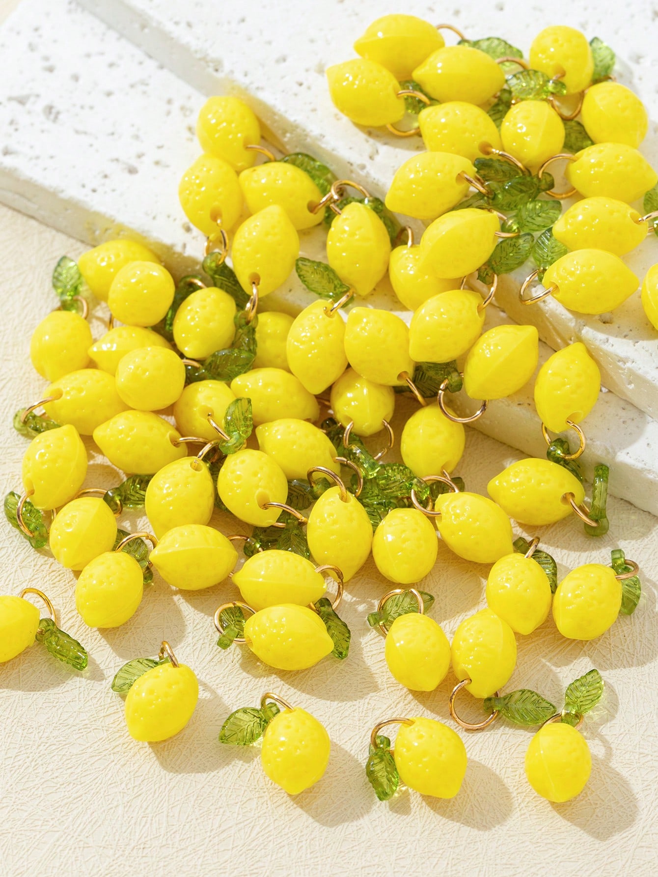 10Pcs 3D Lemon Resin Charms Pe - Resin Art Craft recension och pris