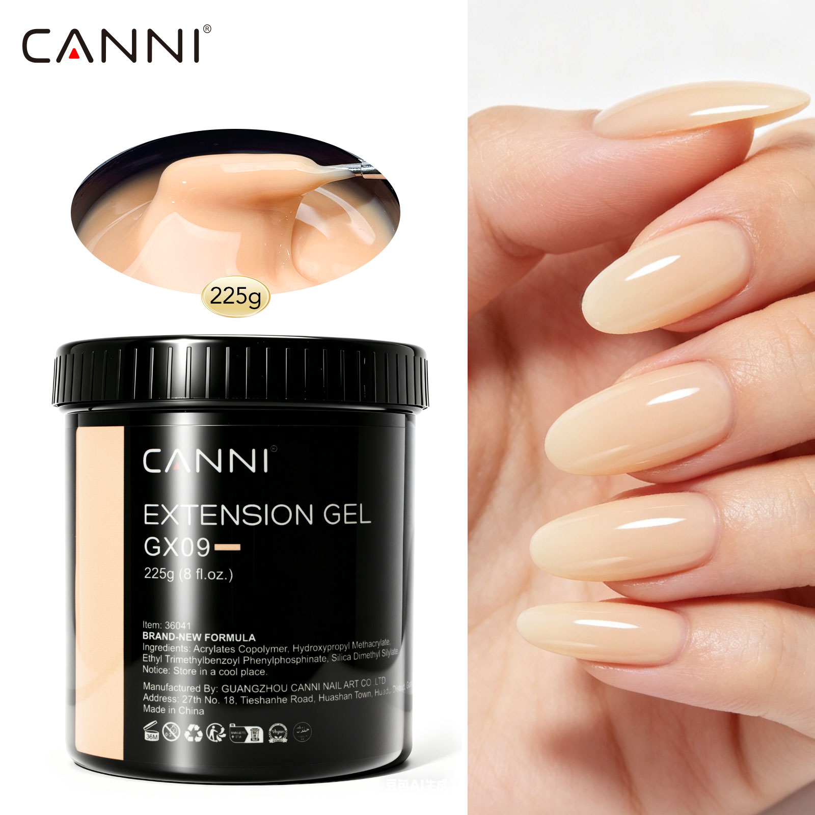 CANNI 225g Refillment Camoufla - Uv Lamp Nail Resin recension och pris