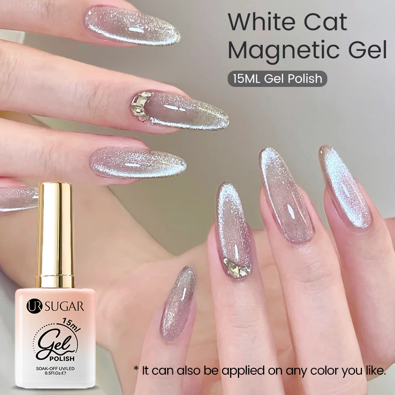 UR SUGAR 15ml White Cat Magnet - Resin Art Uv Light recension och pris