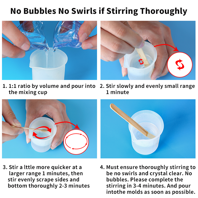 1:1 Crystal Clear Epoxy Resin  - Resin Art Ratio recension och pris