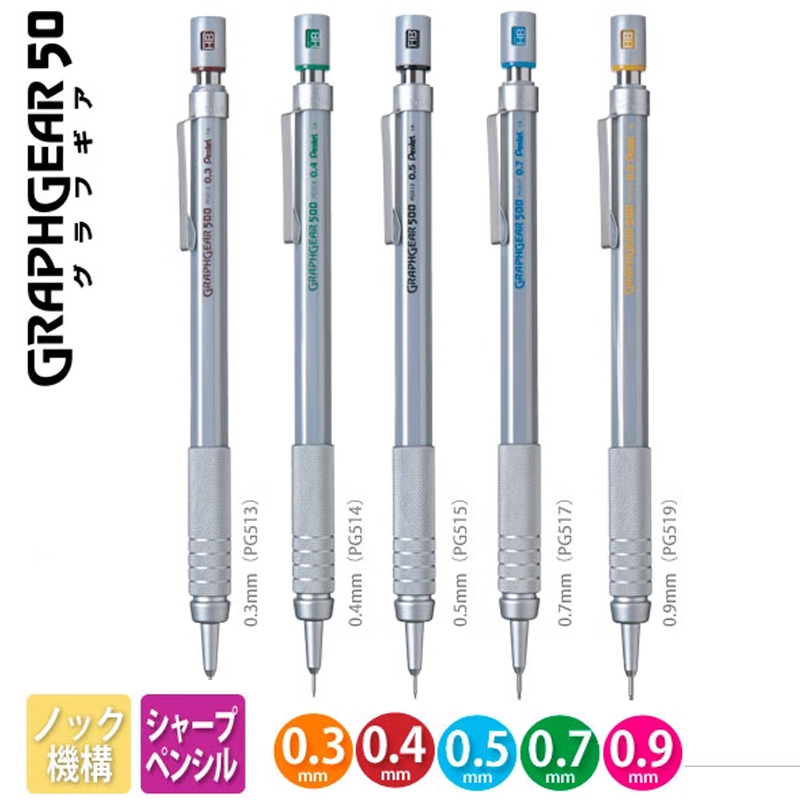 Pentel GraphGear 500 Mechanica - Pentel Pen Graphgear recension och pris