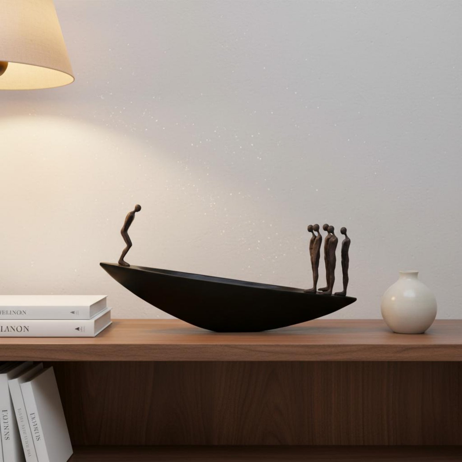 Modern Resin Sailboat Statue A - Resin Art And Design recension och pris