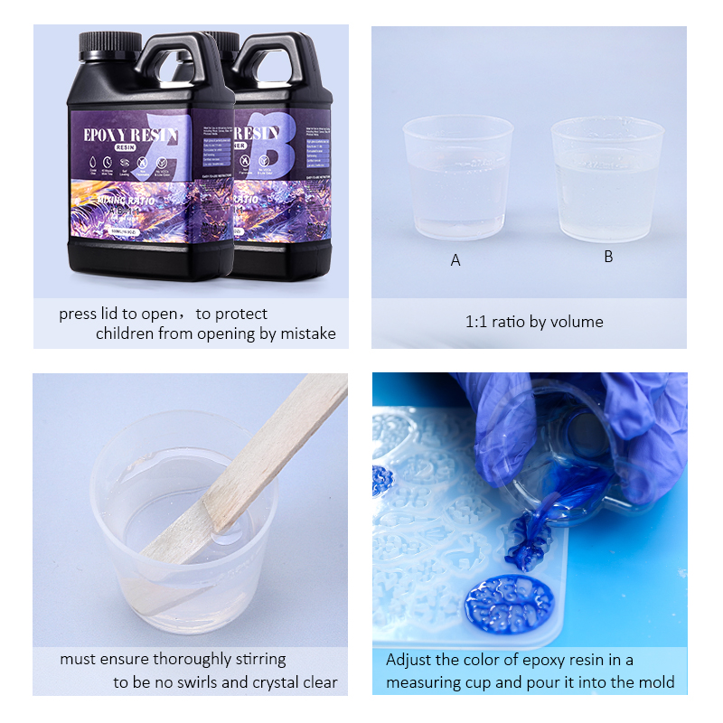 1:1 Ratio Epoxy Resin Kit Anti - Resin Art Ratio recension och pris