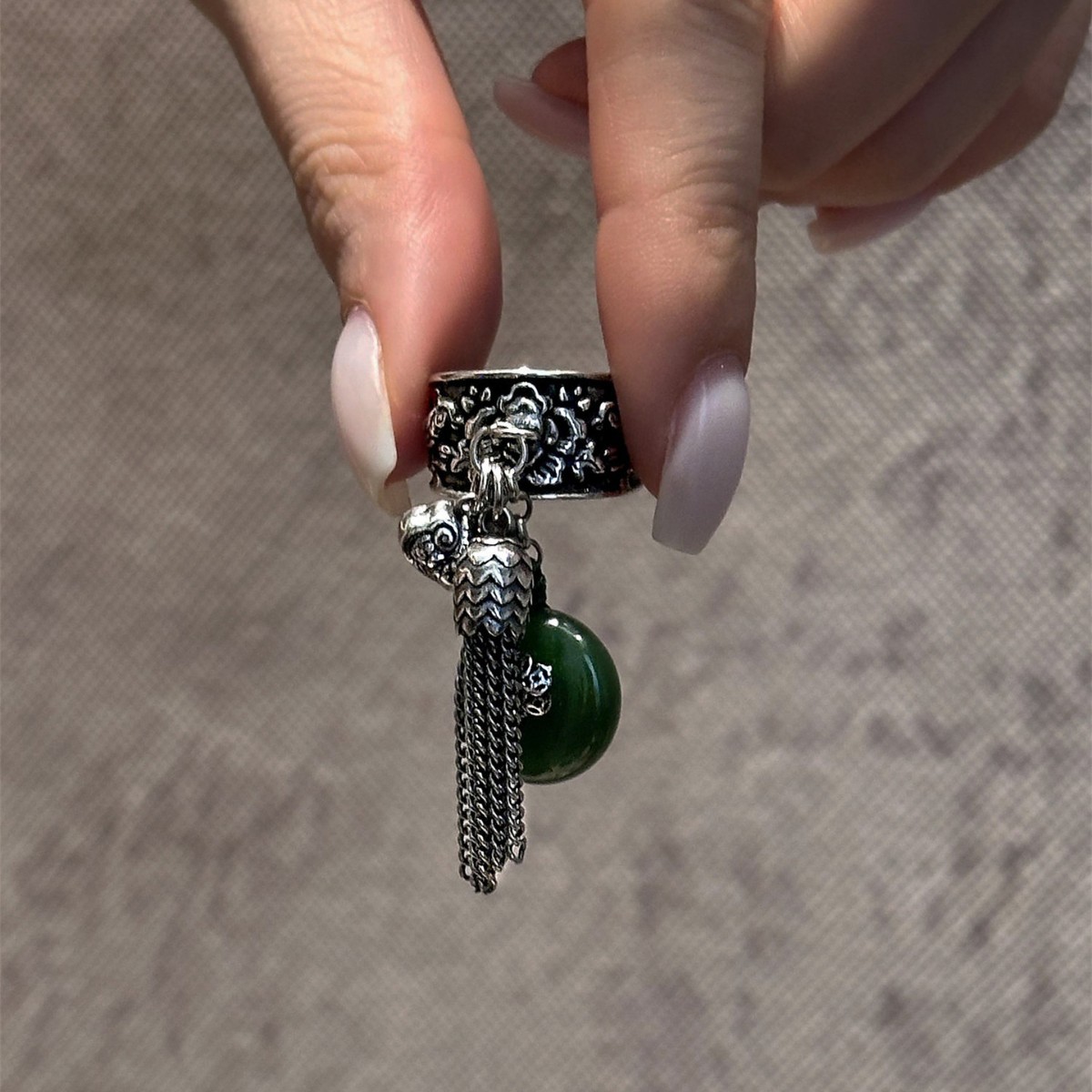 WJFH-ARTS New Chinese Style Vi - Resin Art Ring Design recension och pris