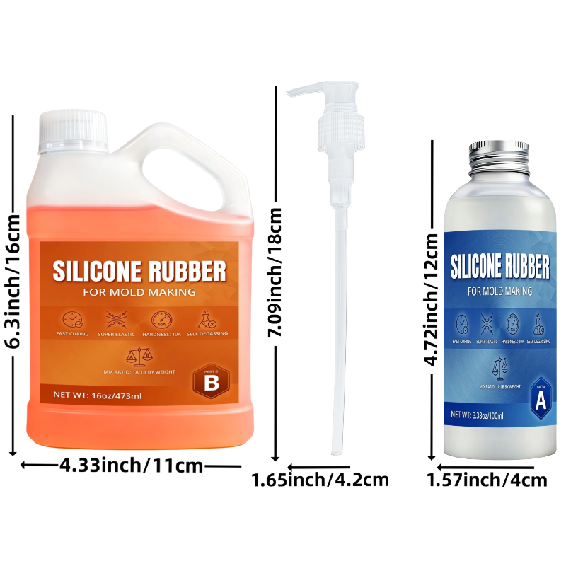 Durable Liquid Rubber Material - Resin Art Mold recension och pris