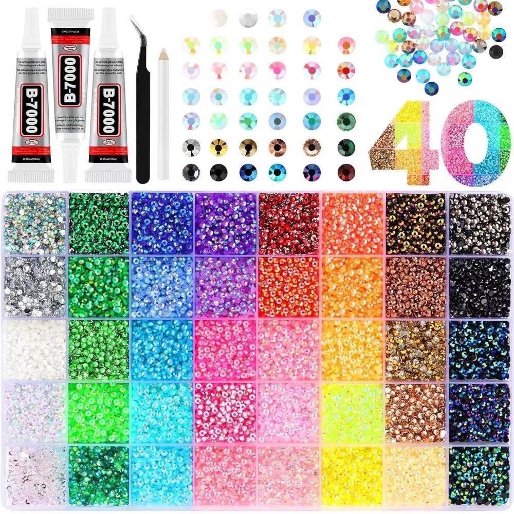 Multicolor Resin Rhinestone Ki - Resin Art Work recension och pris