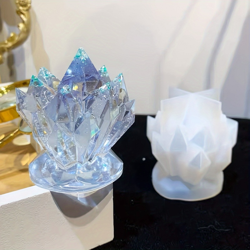 1pcCrystal Cluster Decorative  - Resin Art Mold recension och pris