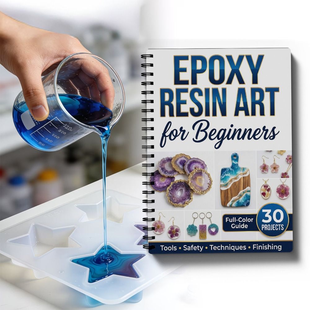 Step-by-Step Epoxy Resin Art H - Resin Art Guide Free recension och pris