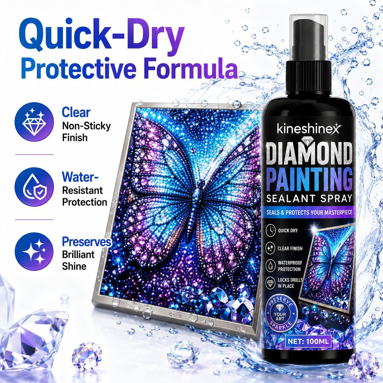 Diamond Painting Sealant Spray - Resin Art Work recension och pris