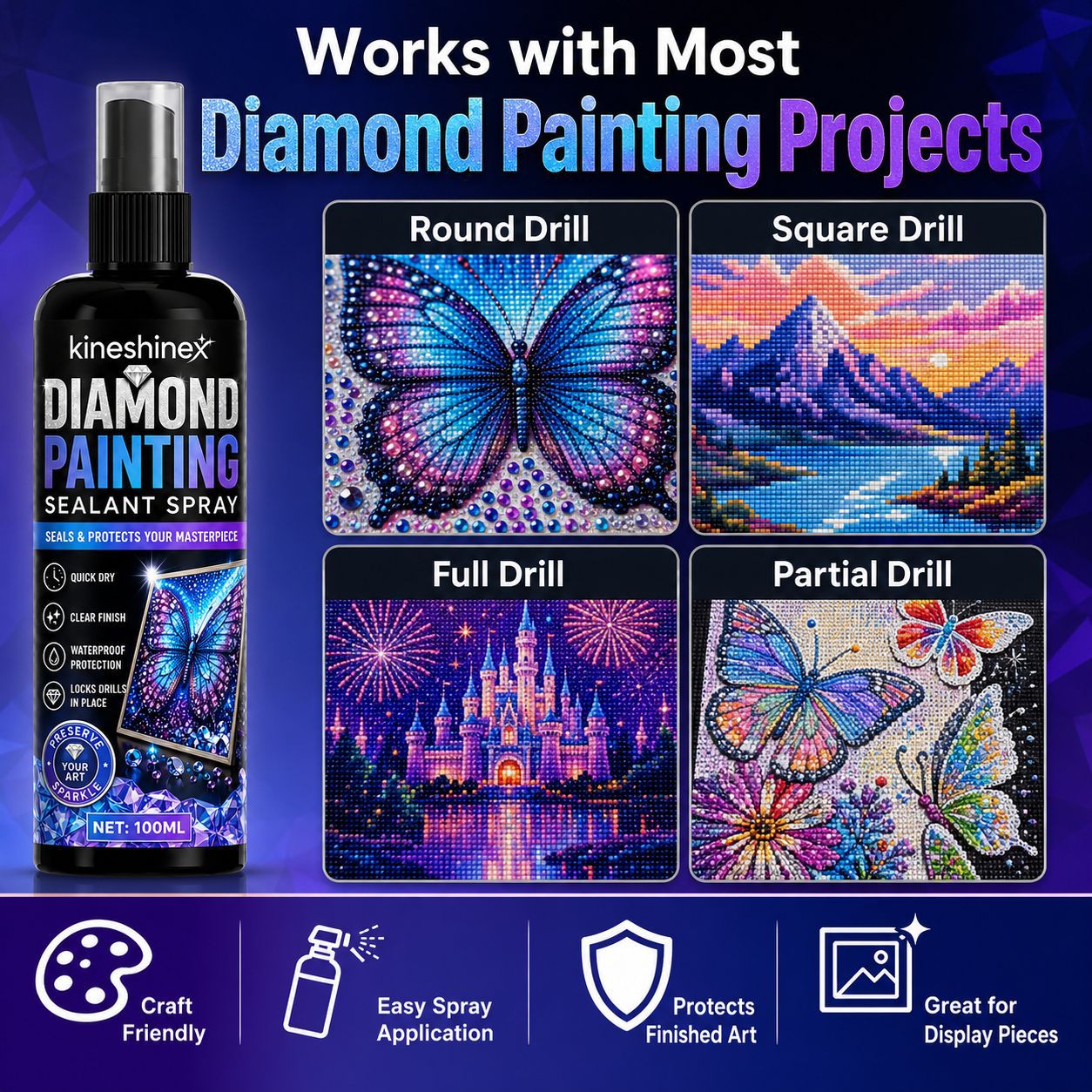 Diamond Painting Sealant Spray - Resin Art Work recension och pris