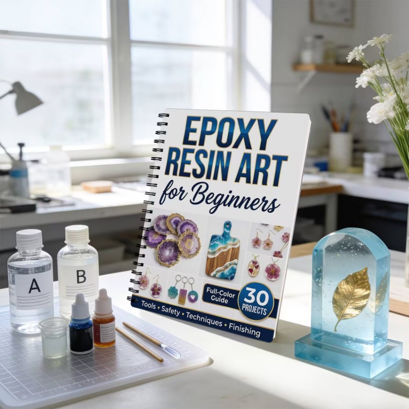 Epoxy Resin Art Handbook Begin - Resin Art Guide Free recension och pris