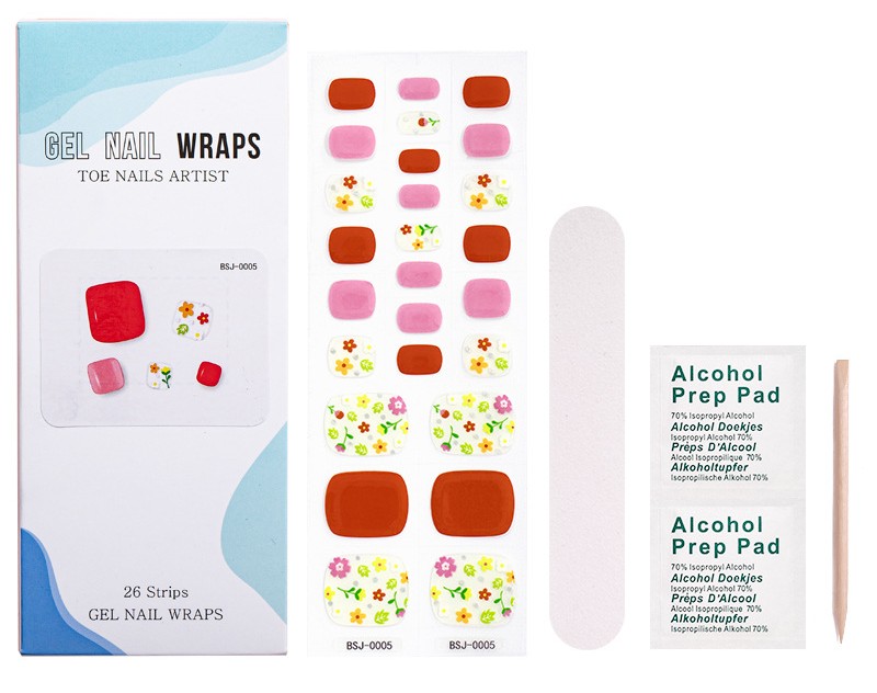 Toe Gel Nail Sticker Hardens w - Uv Lamp Nail Resin recension och pris