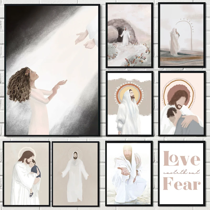 Cartoon Holy Christ Jesus Guid - Resin Art Guide Free recension och pris