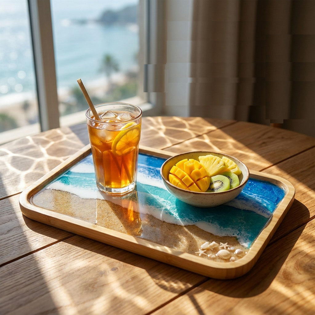 Epoxy Resin Ocean Art Decorati - Resin Art Kitchen recension och pris