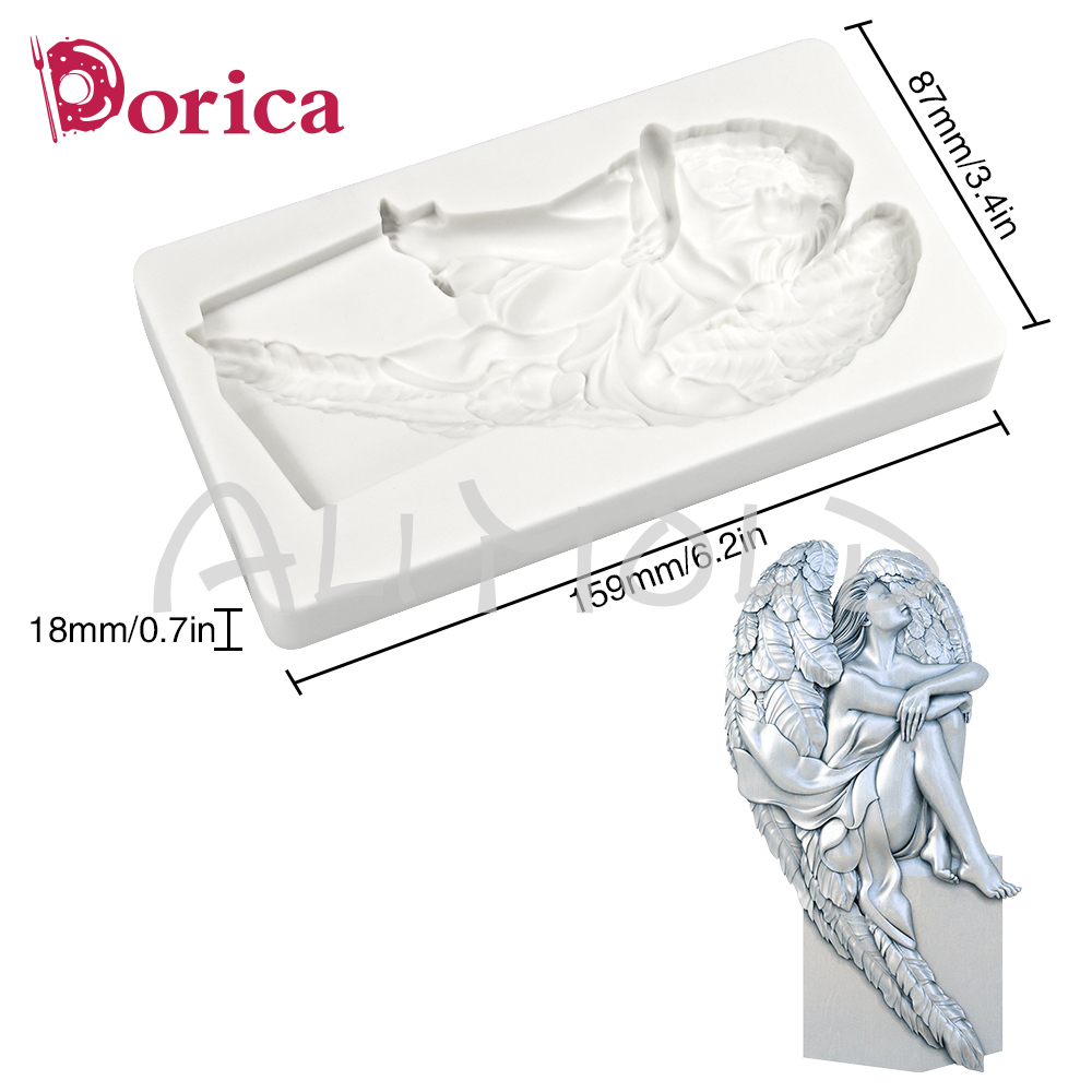 Angel Silicone Mold Chocolate  - Resin Art Kitchen recension och pris