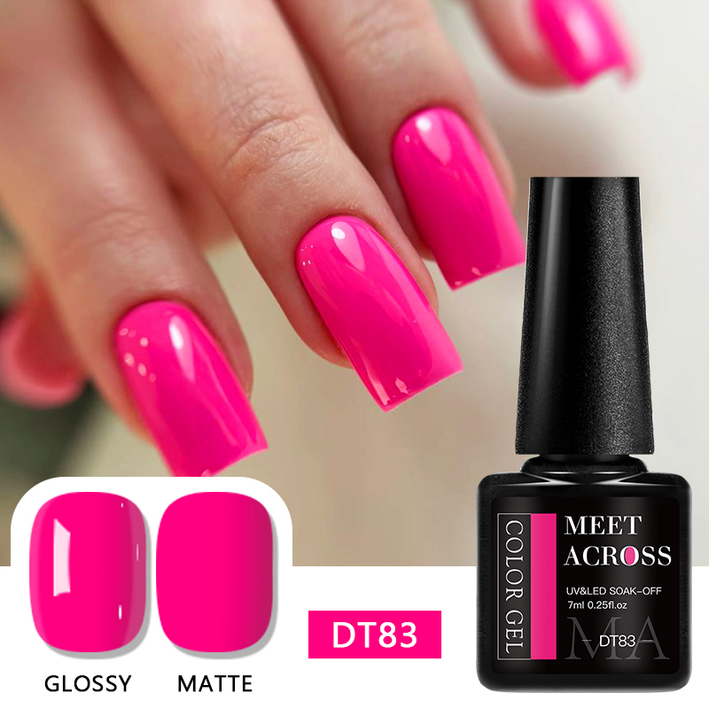 MEET ACROSS 7ml Neon Fluoresce - Uv Lamp Nail Resin recension och pris