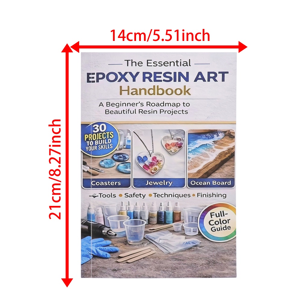 Epoxy Resin Art Handicraft Boo - Resin Art Guide Free recension och pris