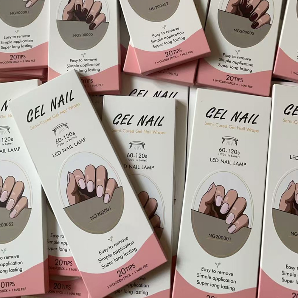 Huizi French Gel Nail Strips P - Uv Lamp Nail Resin recension och pris