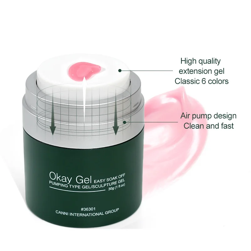 30g CANNI Air Pump Extension G - Uv Lamp Nail Resin recension och pris