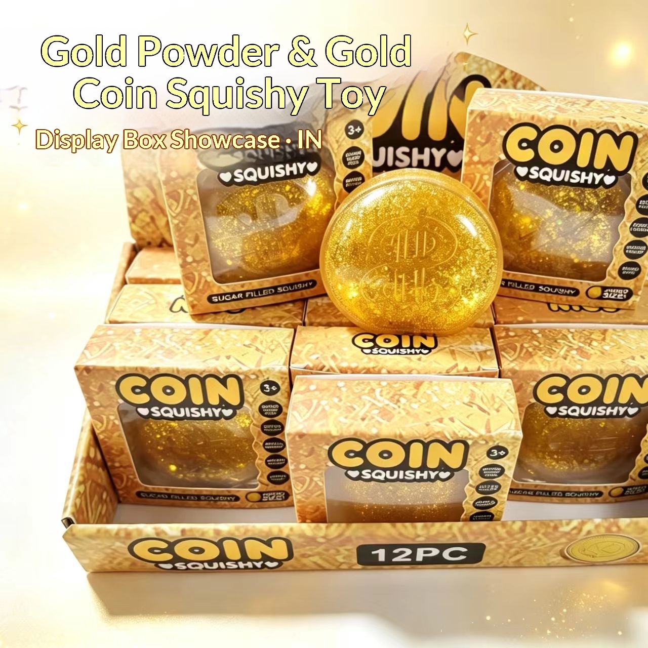 12pcs/Full Case 8.5cm Glitter  - Resin Art And Deco recension och pris