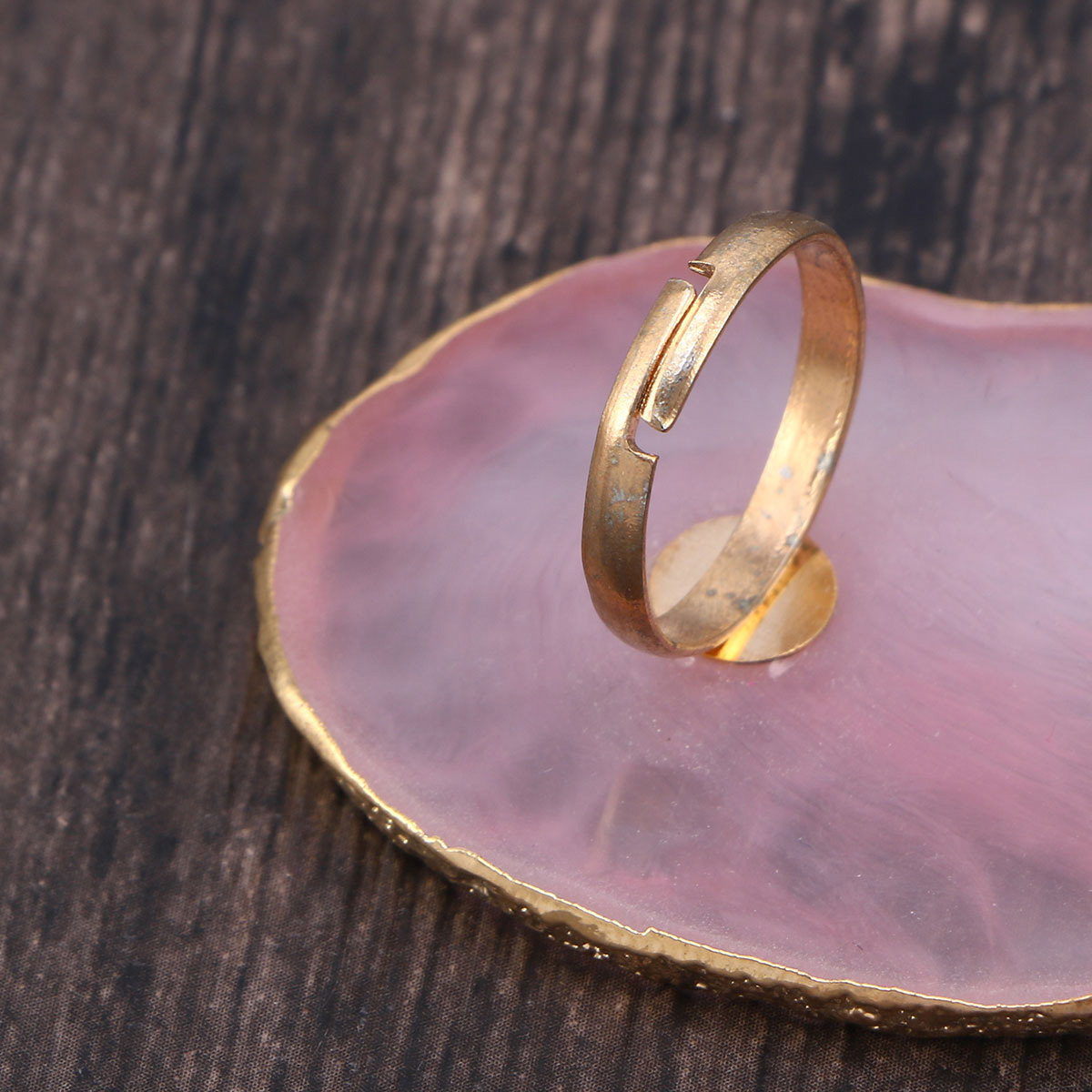 Mini Nail Art Finger Ring Pale - Resin Art Ring Design recension och pris