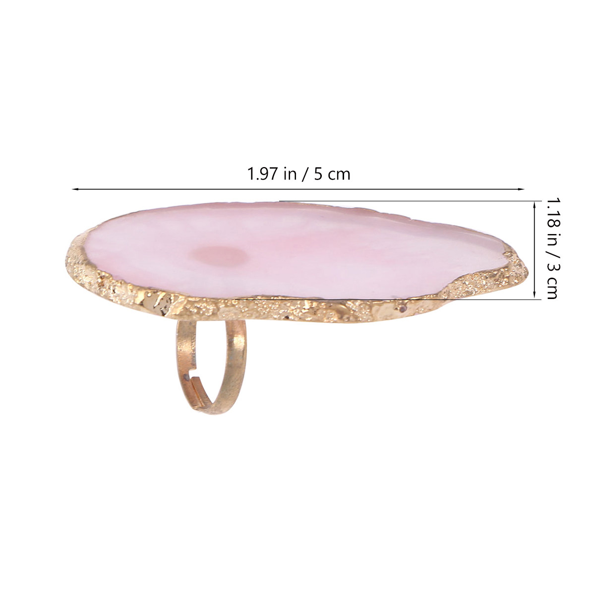 Mini Nail Art Finger Ring Pale - Resin Art Ring Design recension och pris